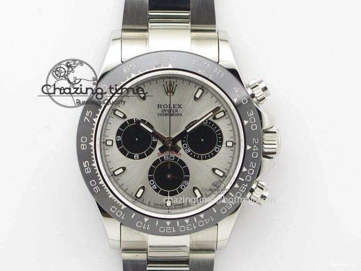 1227 TechFriendly Daytona 126505 RG QF 1:1 Best Edition RG Black Dial Crystal Markers On RG Bracelet SH4131 V6 (Gain Weight) 303